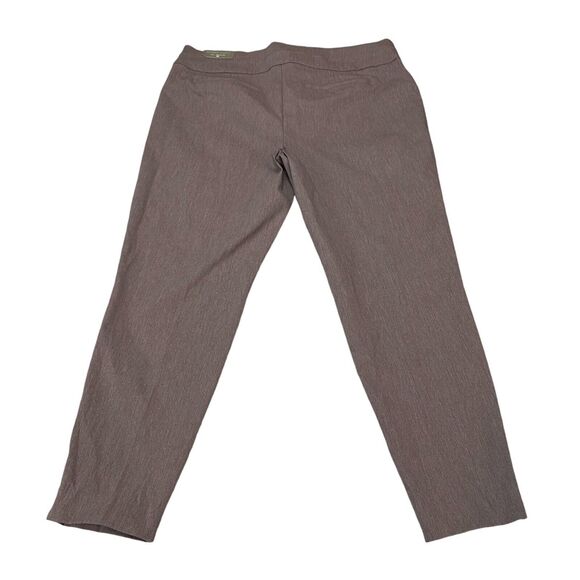 Maurices Ankle Pants Womens 2XL Brown Regular Fit Mid Rise Skinny Leg Pull-On - Picture 3 of 14